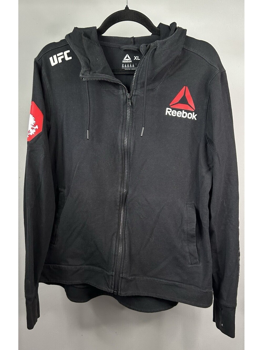Reebok UFC Joanna Jedrzejczyk Full Zip Hoodie Women’s Size XL
